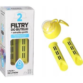 Filtrace vody Dafi Soft náhradní filtr 2 ks + víčko žlutá