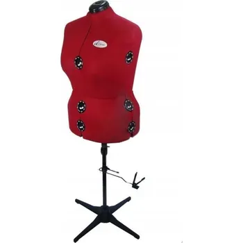 Figurína Dámská krejčovská figurína new torzo červené