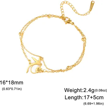 Náramek Boho náramek | šperky - B zlatá barva