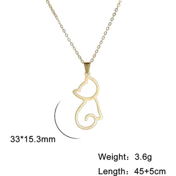 Náhrdelník Náhrdelník s tlapkou z oceli | Dámský šperk - B-Gold