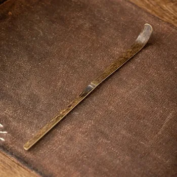 Příbor Bambusová lžička na matchu | Čajová lžička, Matcha příslušenství - černý bambus , 12 kusů