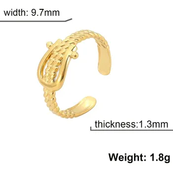 Prsten Dámský otevřený prsten | šperky - Styl 4 Zlatá barva