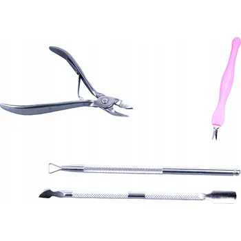 Sada NA manikúru růžová 4 KS kleštičky, zatlačovač, smyčka