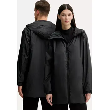 Pánská softshellová bunda Bunda Rains Lohja Long Insulated Jacket W3T2 černá barva, přechodná, 15790 15790.01 99X, vel. M