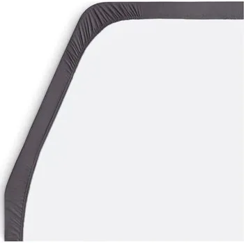 Povlečení Elastické prostěradlo Walra Jersey 130–160 × 180–210 cm barva antracit umístění vlevo