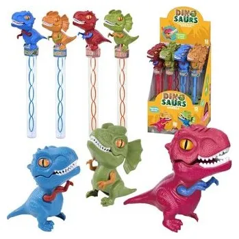 Dětské hřiště Bańki dinozaur ruchoma szczęka 140ml MIX