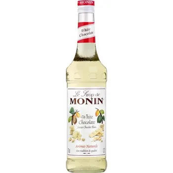 Sirup Monin White Chocolate Sirup (bílá čokoláda) nabízí jemnou a bohatou chuť bílé čokolády, která je sladká a krémová, ideální pro různé druhy nápojů a dezertů. Tento sirup je vynikající volbou pro přidání do kávových nápojů, jako jsou latté nebo cappuccino, 