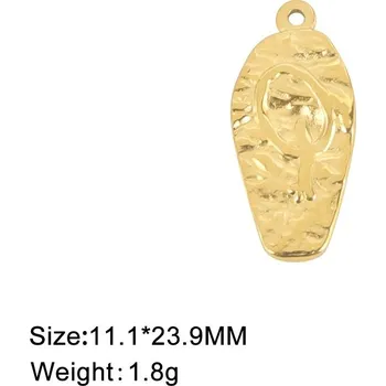 Přívěsek Ocelový přívěsek amulet | diy šperky - Styl 10 Gold