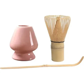 Čajová souprava Japonská keramická miska na matcha čaj | čajový set | keramická miska | japonský čajový set - 3 v 1
