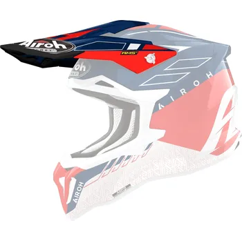 Helma na motorku Kšilt pro přilbu strycker, airoh (skin - červený lesklý)