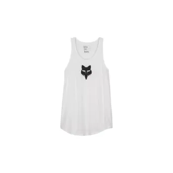 Dámské oblečení Dámské tílko FOX Womens Fox Head Tank White, Velikost S