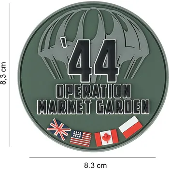 Oblečení a móda FOSTEX GARMENTS Nášivka 3D PVC Market Garden '44 zelená