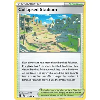 Sběratelská karetní hra Pokémon karta Collapsed Stadium 137/172