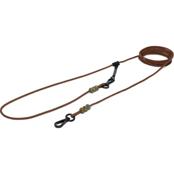 Vodítko pro psa Tamer Lanové vodítko EASYLONG | Slim – FASHION | hnědé - p4203