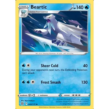 Sběratelská karetní hra Pokémon karta Beartic 043/172