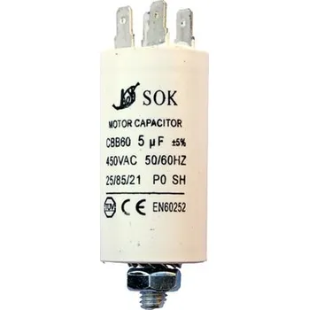 Kondenzátor SOK Kondenzátor rozběhový 5uF 450V