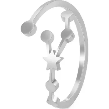 Prsten Dámský otevřený prsten znamení zvěrokruhu | prstýnek, šperk - Taurus Steel