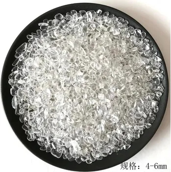 100g minerálních kamenů, dekorace domova, do akvária | minerální kámen - Bílý krystal , 100 g