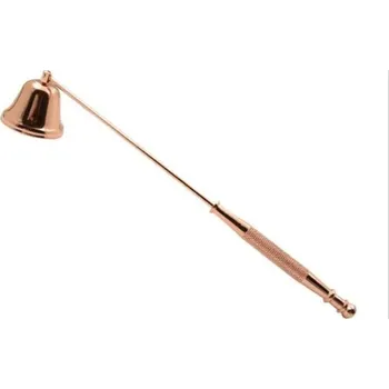 Svíčka Svíčkové zhášedlo z oceli dlouhá rukojeť | Zhášedlo svíček, doplňky ke svíčkám - RŮŽOVÉ ZLATO