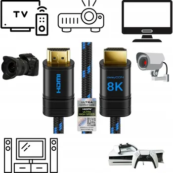 Video kabel Kabel HDMI - HDMI 4 m deleyCON MK4072