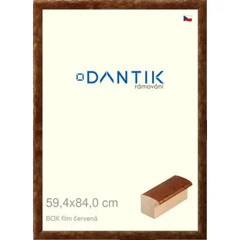 Rám na obraz DANTIK rámeček 59,4x84 | BOX film červená (Plexi Čiré) (Vyrobeno s láskou u nás v DANTIKU)