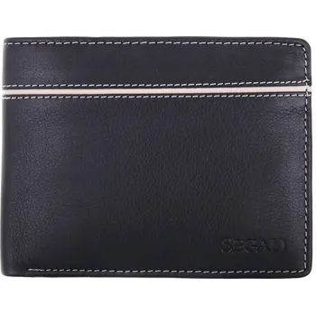 Peněženka Pánská kožená peněženka Segali SG - 7101 černá