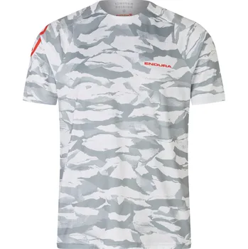Cyklistické oblečení Endura dres s krátkým rukávem Mountain Camo LTD Printed S/S Tee Haar Grey - vel. M r.25