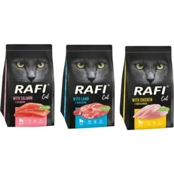Krmivo pro kočku Krmivo krmivo Rafi pro lososa 3 kg