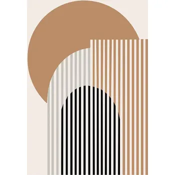 Obraz Grafika na akrylovém skle a.i art HARTMAN Geometric Abstract 09, 30 x 40 cm KB1924HAR.GEOAB09 vícebarevná MLC