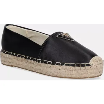 Dámské polobotky Espadrilky Guess JOLANDY FLJLND.LEA14.BLACK černá 99X, EUR 37