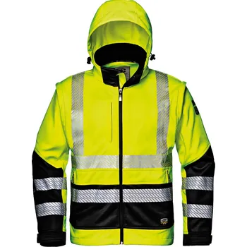 Pánská softshellová bunda SIR Starmax žlutá pánská pracovní softshell bunda XXL