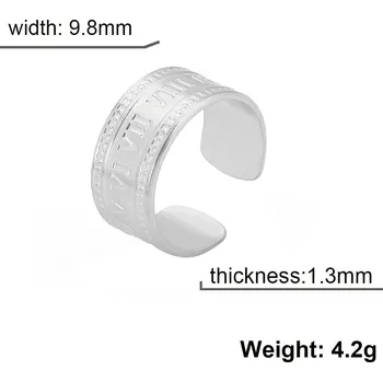 Prsten Dámský otevřený prsten | šperky - Styl 13 Barva oceli