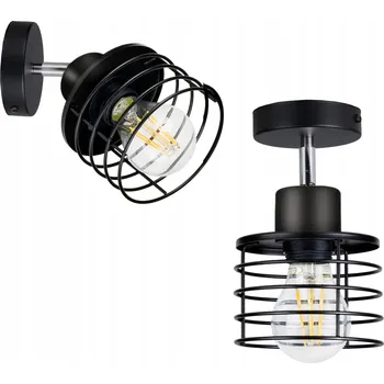 ZÁVĚSNÁ LAMPA STROPNÍ SVÍTIDLO PRUŽINA LED 1xE27