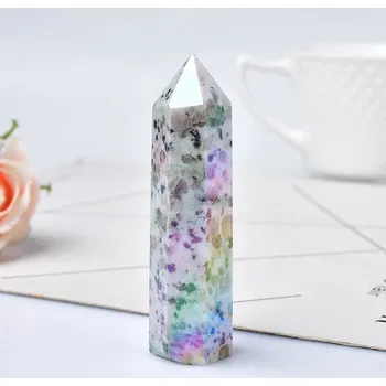 Aura křišťál kiwi jaspis leštěný | Dekorativní krystal, Meditační kámen - Aura Kiwi Jasper , 60-70 mm