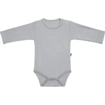 Kojenecký body bodyčko jednobarevné šedé Baby service velikost 80