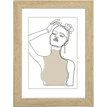 Rám na obraz Hama rámeček dřevěný KOPENHAGEN, dub, 50x70 cm