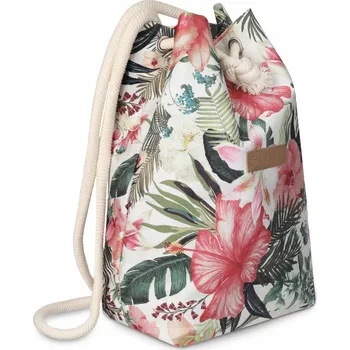 Batoh s městskými květinami, taška, batoh, prostorná taška ZAGATTO