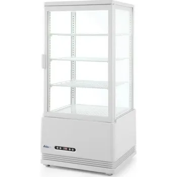 Chlazená skříň displeje, 78 l, Arktic, Bílá