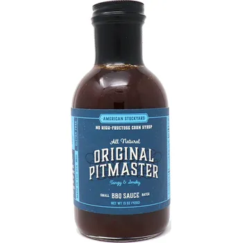 Omáčka BBQ grilovací omáčka KC Pitmaster sauce 350ml American Stockyard