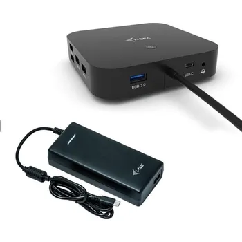 i-tec USB-C Dual Display Docking Station, Power Delivery 100W + Universal Charger 112W
