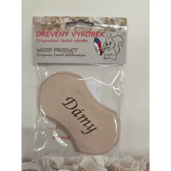 Štítek DÁMY přírodní