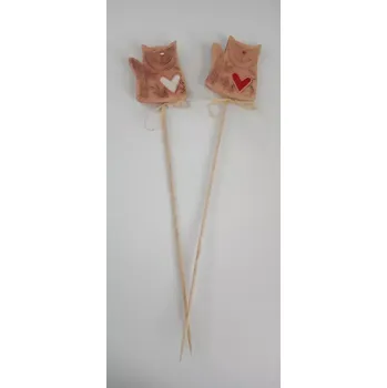 Zahradní dekorace DANETA - chráněná dílna Keramický zápich kočka