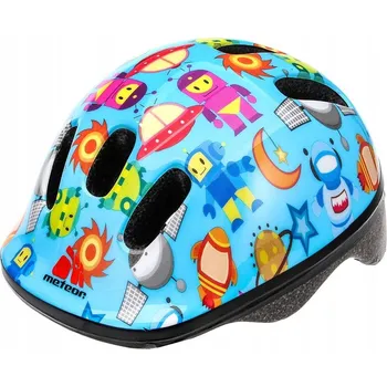 Cyklistická přilba DĚTSKÁ NASTAVITELNÁ CYKLISTICKÁ PŘILBA METEOR MV6-2 XS 44-48cm SPACE