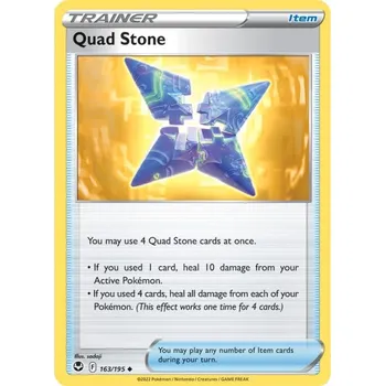 Sběratelská karetní hra Pokémon karta Quad Stone 163/195