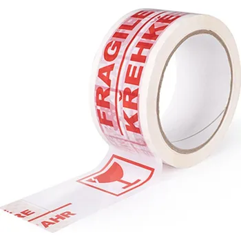 Lepicí páska Lepící páska KŘEHKÉ / FRAGILE 50mm/66m HOTMELT