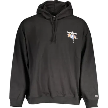 Pánské oblečení Tommy Jeans DM0DM15810 Pánská mikina černá XL