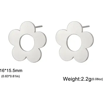 Náušnice Visací náušnice | Dámské šperky 2 ks - Barva J-Steel