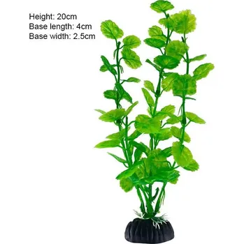 Dekorace do akvária Umělé rostliny do akvária s květy | akvarijní dekorace | vodní tráva - EGAEF