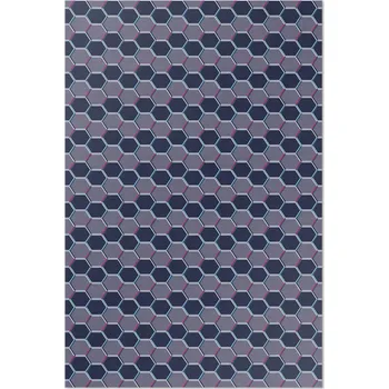 Koberec Koberec Dekorativní Koberec Rozměr: 100x150 cm Šestiúhelníky 3D jemná mozaika