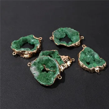 Přívěsek Achátový přívěsek, barevná drůza pro výrobu šperků | minerální kámen, přírodní přívěsek - Č.8 , 1 kus